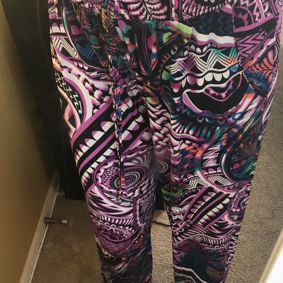 Colorful Wide Leg Pants - Picture 2 of 5